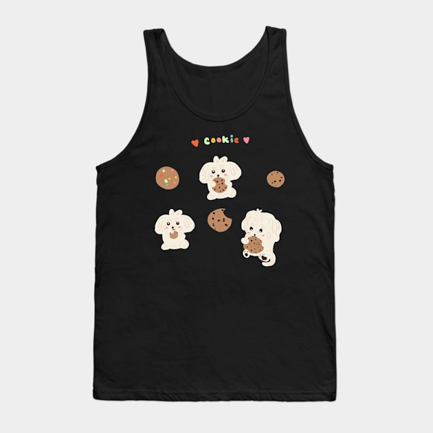 Cookie Dog Tank Top by PatternbyNOK